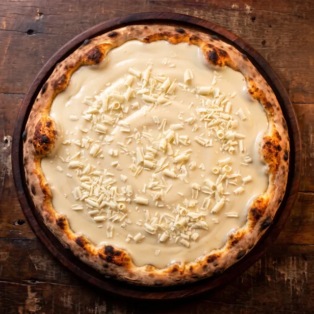 Pizza Chocolate branco